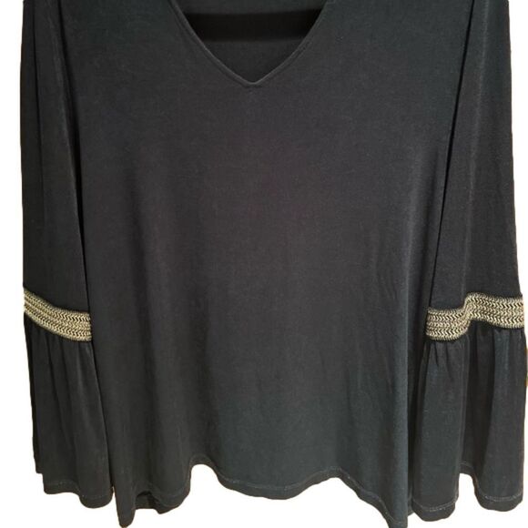 WOMENS CHICO’S 4/XXL DETAIL TOP. Detail sleeve - Picture 2 of 6
